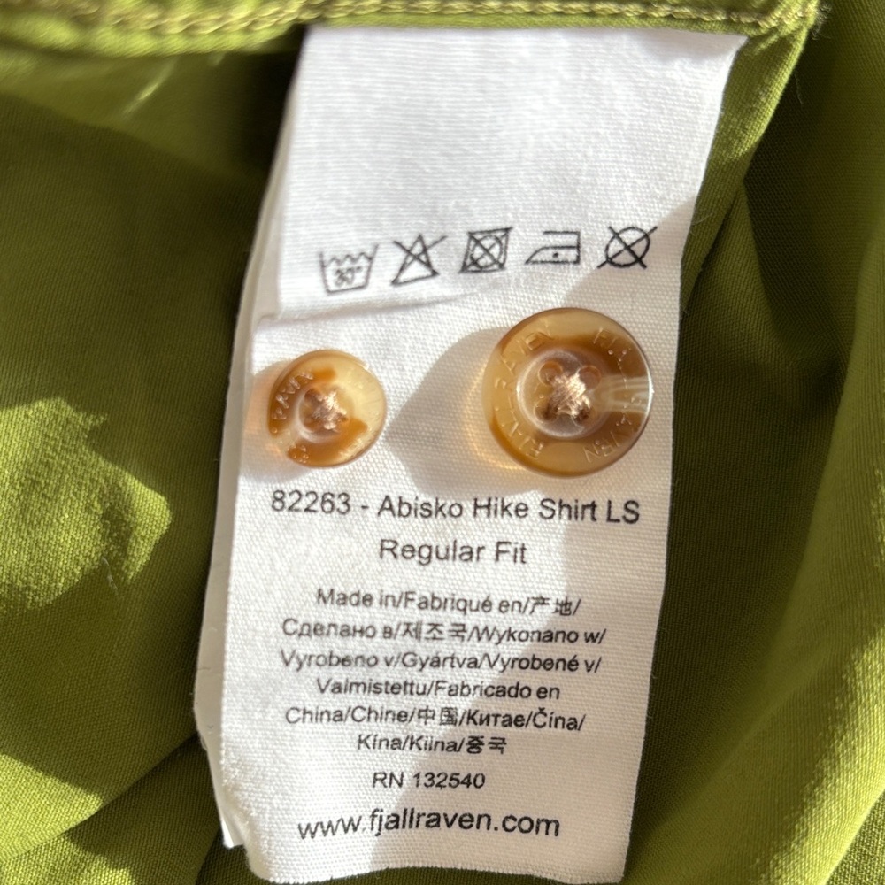 ABISKO HIKE SHIRT LS - Small Regular Fit - Picture 5 of 5